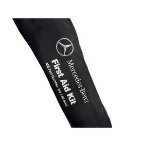 Mercedes-Benz First Aid Kit Black Zipper Pouch OEM BQ 4 86 0043 Emergency Safety